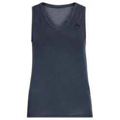 Odlo Active F-Dry Light V-Neck Base Layer Singlet Women - Dark Sapphire