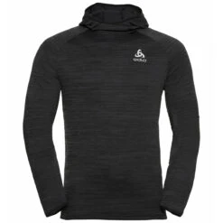 Odlo Run Easy Mid Layer Hoody Men - Black Melange