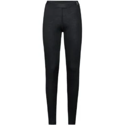 Odlo Women's Performance Wool Light Base Layer Pants - Black