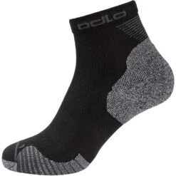 Odlo Ceramicool Running Quarter Socks - Black