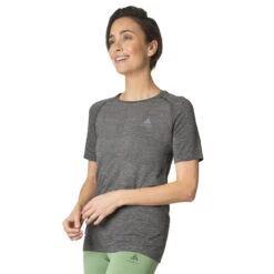 Odlo Essentials Seamless Running T-Shirt Women - Stone Grey Melange 10 Odlo Essentials Seamless Running T-Shirt Women - Stone Grey Melange -Odlo 313941 10753 1430039