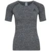 Odlo Women's Performance Light Base Layer T-Shirt - Grey Melange