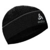 Odlo Velocity Ceramiwarm Hat - Black - Odlo Steel Grey