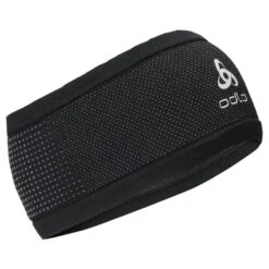 Odlo Velocity Ceramiwarm Headband - Black - Odlo Steel Grey