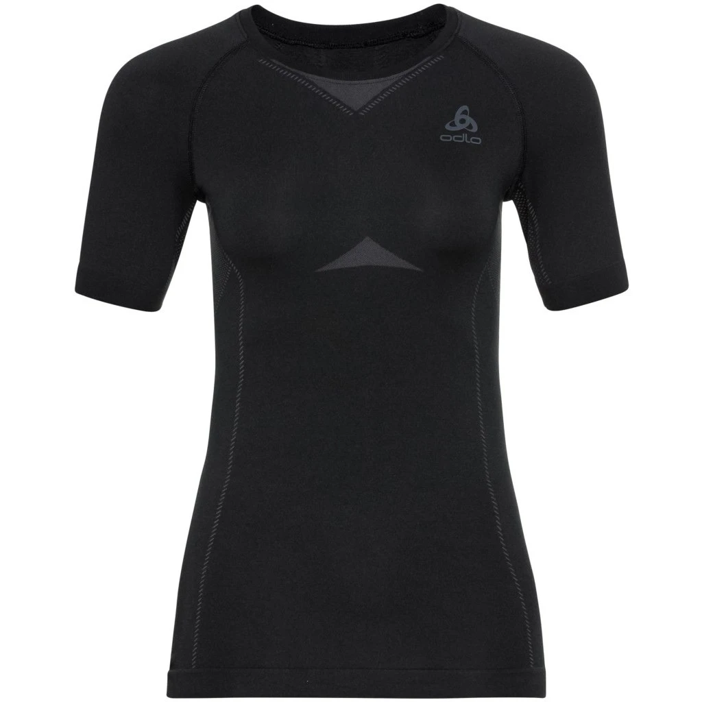 Odlo Women's Performance Evolution Light Base Layer Set - Black - Odlo Graphite Grey 4 Odlo Women's Performance Evolution Light Base Layer Set - Black - Odlo Graphite Grey - Image 2