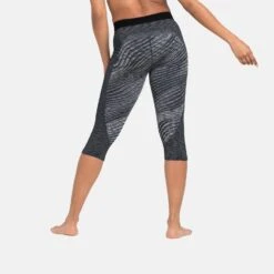 Odlo Women's Blackcomb Eco 3/4 Bottom - Festival Fuchsia - Space Dye -Odlo 390979 1326701 1