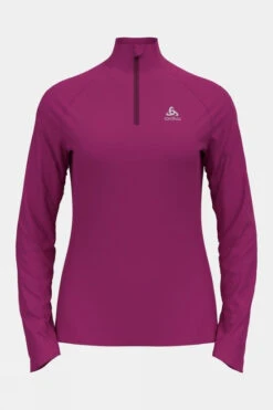 Odlo Womens Essential Ceramiwarm Half Zip Midlayer