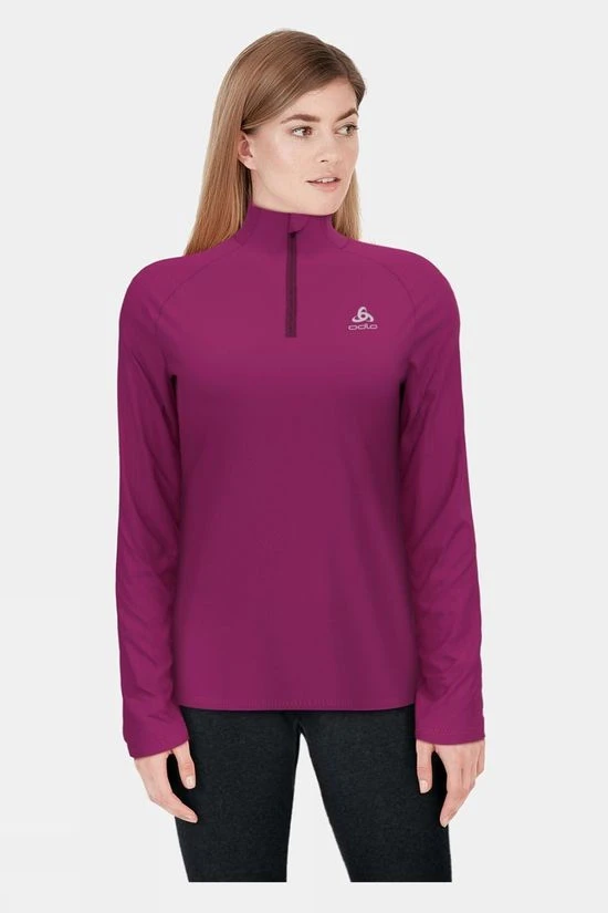 Odlo Womens Essential Ceramiwarm Half Zip Midlayer 5 Odlo Womens Essential Ceramiwarm Half Zip Midlayer - Image 3