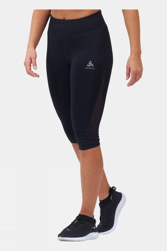 Odlo Womens Essential 3/4 Running Tights 5 Odlo Womens Essential 3/4 Running Tights - Image 3