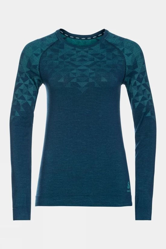 Odlo Womens Kinship PW 200 Long Sleeve Crew Neck Top 2 Odlo Womens Kinship PW 200 Long Sleeve Crew Neck Top