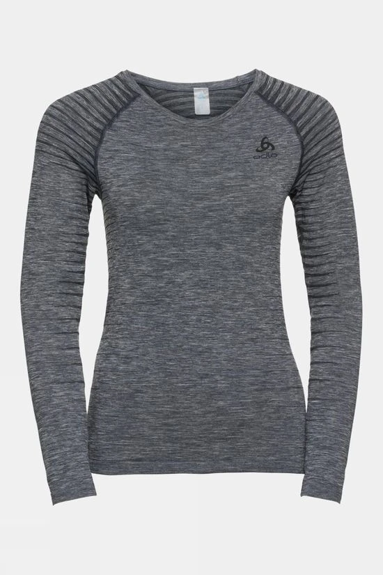 Odlo Womens Performance Light Long-Sleeve Base Layer Top 3 Odlo Womens Performance Light Long-Sleeve Base Layer Top