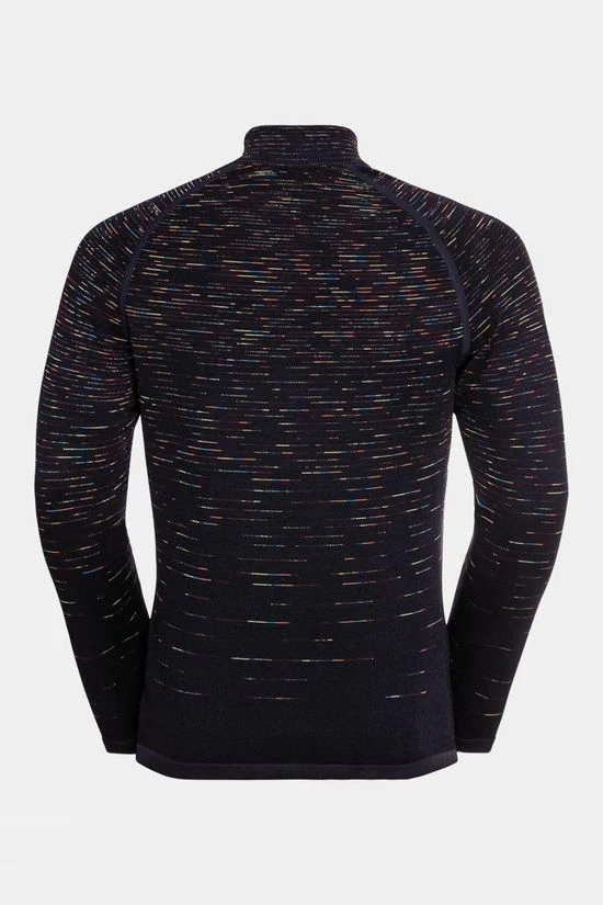 Odlo Womens Blackcomb Eco Bl Turtle Neck L/S Half Zip Top 4 Odlo Womens Blackcomb Eco Bl Turtle Neck L/S Half Zip Top - Image 2