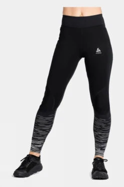 Odlo Womens Zeroweight Warm Reflective Tights 8 Odlo Womens Zeroweight Warm Reflective Tights -Odlo k26144567070o