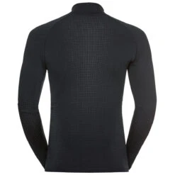Odlo Performance Warm Half Zip Turtleneck Long-Sleeve Base Layer Top Men - Black - New Odlo Graphite Grey -Odlo odlo 196222 60212 a3 876458