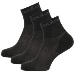 Odlo Active Quarter Socks 3-Pack - Black