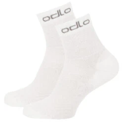 Odlo Active Quarter Socks 2-Pack - White