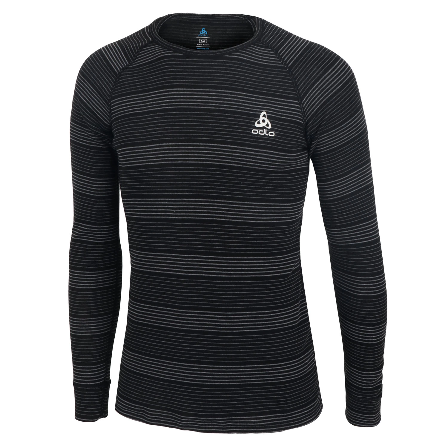 Odlo Active Warm Base Layer Set Kids - Black - Grey Melange 4 Odlo Active Warm Base Layer Set Kids - Black - Grey Melange - Image 2