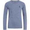 Odlo Active Warm Long-Sleeve Base Layer Top Kids - Folkstone Gray -Odlo odlo active warm eco kids long sleeve base layer top folkstone gray 1 1556869