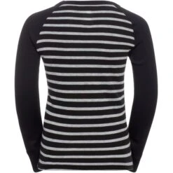 Odlo Active Warm Stripes Long-Sleeve Base Layer Top Kids - Black - Grey Melange 5 Odlo Active Warm Stripes Long-Sleeve Base Layer Top Kids - Black - Grey Melange -Odlo odlo active warm eco kids stripes long sleeve black grey melange 2 1274750