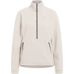 Odlo Ascent 365 High Pile Fleece Pullover Women - Silver Cloud
