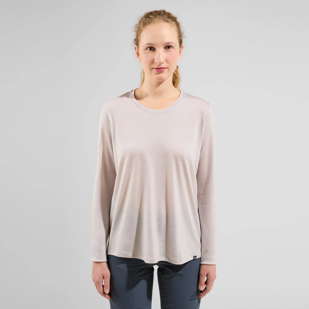 Odlo Ascent 365 Merino 200 Long Sleeve Shirt Women - Silver Cloud 5 Odlo Ascent 365 Merino 200 Long Sleeve Shirt Women - Silver Cloud - Image 3