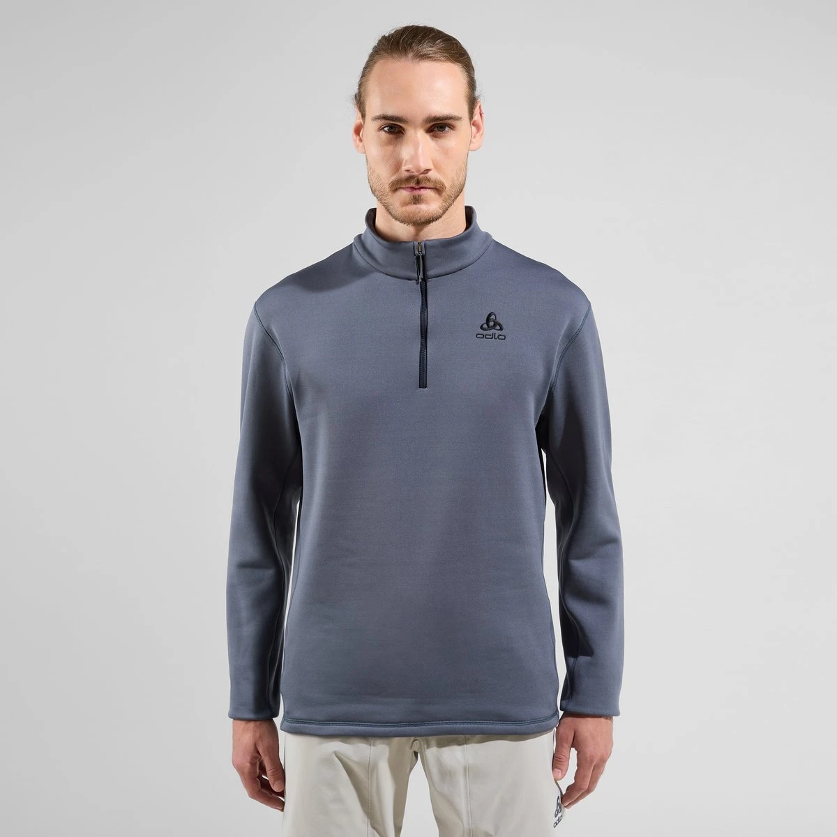 Odlo Berra Half-Zip Mid Layer Pullover Men - India Ink 5 Odlo Berra Half-Zip Mid Layer Pullover Men - India Ink - Image 3
