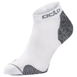Odlo Ceramicool Running Quarter Socks - White