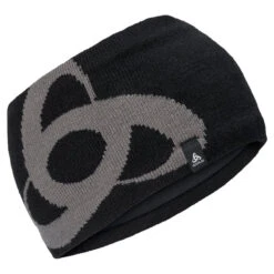 Odlo Ceramiwarm Mid Gage Headband - Black - Odlo Steel Grey
