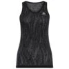 Odlo Women's Blackcomb Light Eco Singlet - Black - Space Dye -Odlo odlo damen blackcomb light eco sporttop 188691 60223 f 1201382