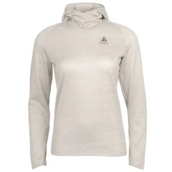 Odlo Run Easy Mid Layer Hoody Women - Silver Cloud Melange