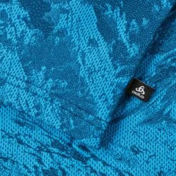 Odlo Whistler Eco Mountain Print Face Mask - Indigo Bunting - Blue Wing Teal -Odlo odlo face mask whistler eco mountain print unisex indigo 2 1321148