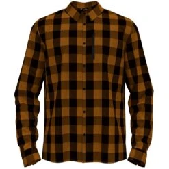 Odlo Halden Long Sleeve Shirt Men - Honey Ginger - Black
