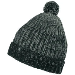Odlo Heavy Knit Winter Hat - Black - Odlo Concrete Grey