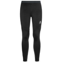 Odlo Ceramiwarm Cross-Country Tights Men - Black - Odlo Concrete Grey