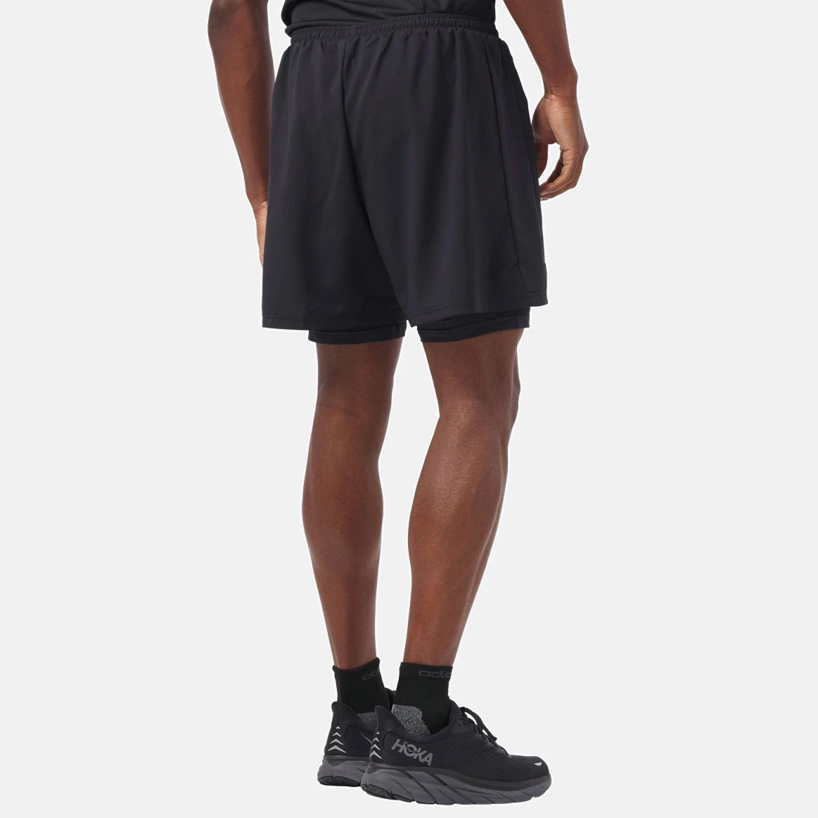 Odlo Essentials 5 Inch 2-in-1 Running Shorts Men - Black 6 Odlo Essentials 5 Inch 2-in-1 Running Shorts Men - Black - Image 4