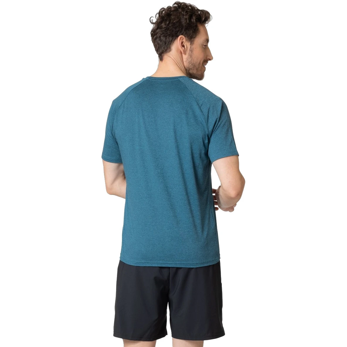 Odlo Active 365 T-Shirt Men - Blue Wing Teal Melange 6 Odlo Active 365 T-Shirt Men - Blue Wing Teal Melange - Image 4
