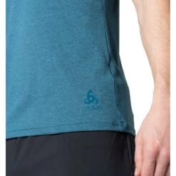 Odlo Active 365 T-Shirt Men - Blue Wing Teal Melange 12 Odlo Active 365 T-Shirt Men - Blue Wing Teal Melange -Odlo odlo mens active 365 t shirt blue wing teal melange 3 1509761