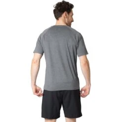 Odlo Active 365 T-Shirt Men - Grey Melange -Odlo odlo mens active 365 t shirt grey melange 2 1509688
