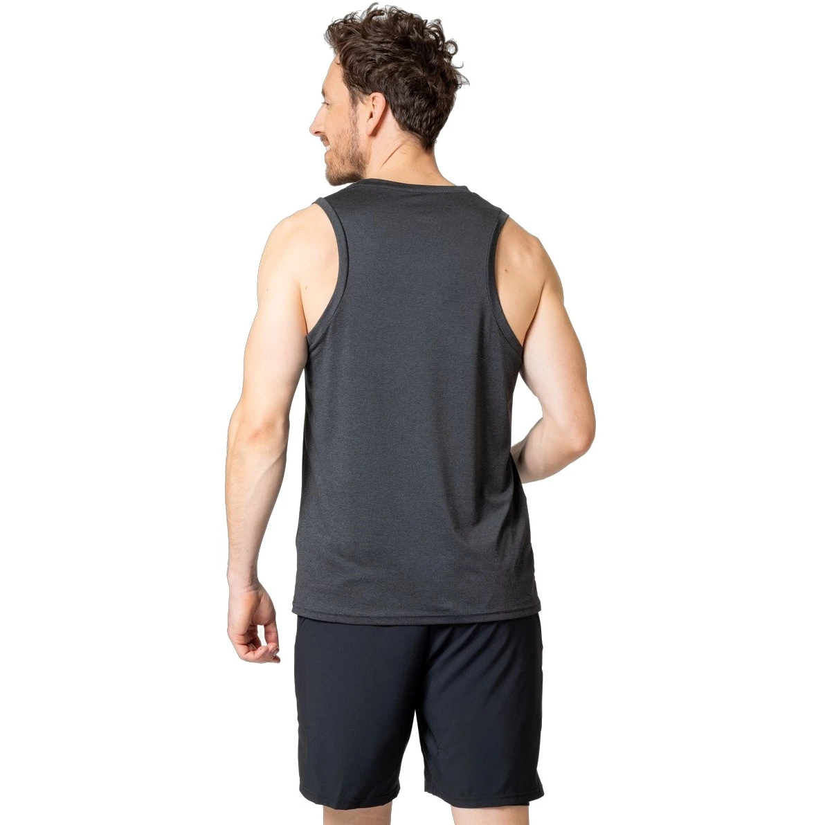 Odlo Active 365 Tank Top Men - Black Melange 6 Odlo Active 365 Tank Top Men - Black Melange - Image 4