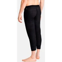 Odlo Active F-Dry Light 3/4 Base Layer Bottoms Men - Black -Odlo odlo mens active f dry light eco 3 4 base layer pants black 2 1328851
