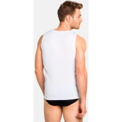 Odlo Active F-Dry Light Tank Top Men - White 9 Odlo Active F-Dry Light Tank Top Men - White -Odlo odlo mens active f dry light eco tank top white 2 1328833