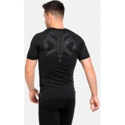 Odlo Active Spine 2.0 Running T-Shirt Men - Black -Odlo odlo mens active spine 2 1328853