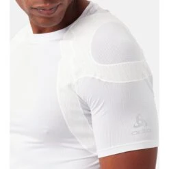 Odlo Active Spine 2.0 Running T-Shirt Men - White -Odlo odlo mens active spine 2 1328856