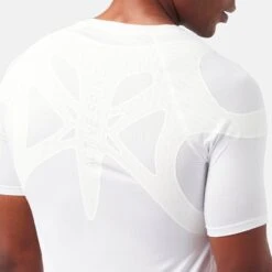 Odlo Active Spine 2.0 Running T-Shirt Men - White -Odlo odlo mens active spine 2 1328857