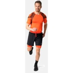 Odlo Active Spine 2.0 Running T-Shirt Men - Firelight -Odlo odlo mens active spine 2 1407256