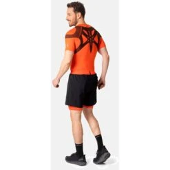 Odlo Active Spine 2.0 Running T-Shirt Men - Firelight -Odlo odlo mens active spine 2 1407257
