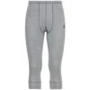 Odlo Active Warm 3/4 Base Layer Bottoms Men - Odlo Steel Grey Melange -Odlo odlo mens active warm eco 3 4 base layer pants 159132 10183 odlo steel grey melange 1 1069963
