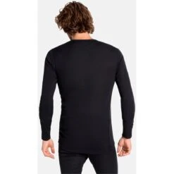 Odlo Active Warm Long-Sleeve Base Layer Top Men - Black 9 Odlo Active Warm Long-Sleeve Base Layer Top Men - Black -Odlo odlo mens active warm eco long sleeve base layer top black 2 1328867