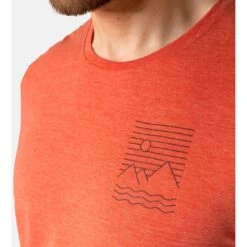 Odlo Ascent 365 Linear T-Shirt Men - Ketchup Melange 13 Odlo Ascent 365 Linear T-Shirt Men - Ketchup Melange -Odlo odlo mens ascent 365 linear t shirt ketchup melange 3 1407427