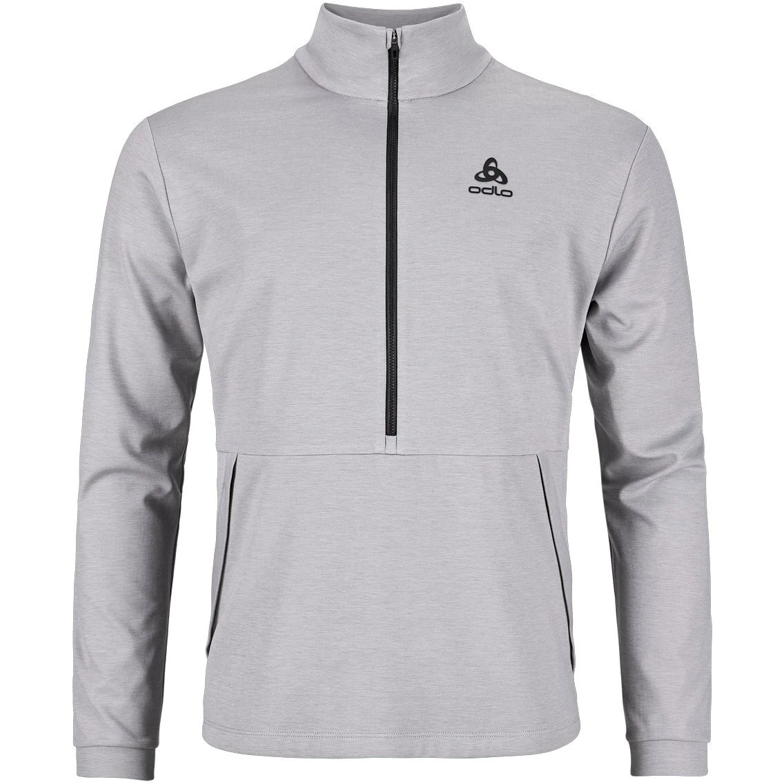Odlo Ascent 365 Half Zip Mid Layer Pullover Men - Grey Melange 3 Odlo Ascent 365 Half Zip Mid Layer Pullover Men - Grey Melange
